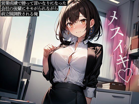 営業成績で勝って言いなりになった会社の後輩にキモがられながら前立腺調教される俺 エロエロSEX！！