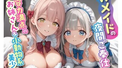 Wメイドの夜間ご奉仕 包容力満点のお姉さん＆小動物系美少女 エロすぎるやろ…