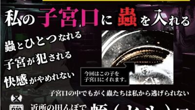 私の子宮口の中に蟲を入れる 第10話 近所の田んぼで見つけた蛭(ヒル)編 究極のプレイwww