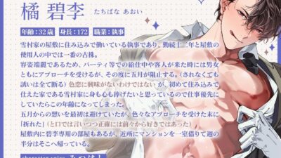秘密の恋人執事、碧李さん。〜年上の余裕、崩してみせるくらい感じさせてくださいね……？〜 絶頂の渦に引き込まれる！