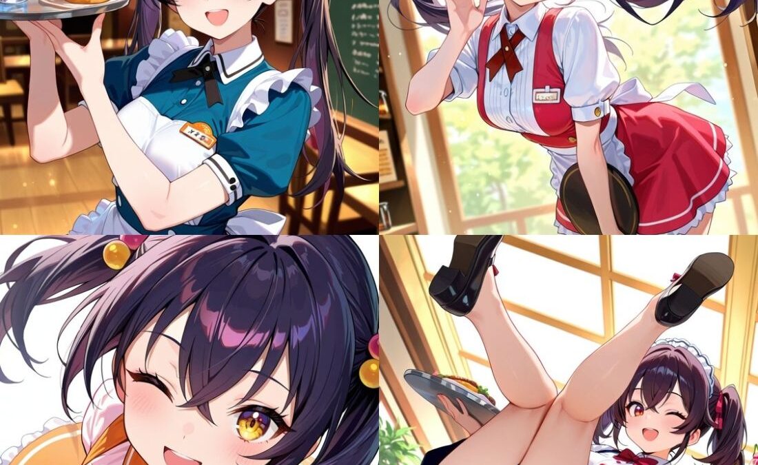 あやかちゃんのバイト姿で明るくエッチ 鬼滅ｗｗｗ