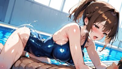 濡れ肌誘惑スイム 悶絶♥ノリノリで乱！！