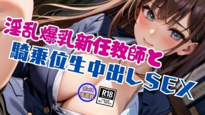僕を挑発してくる淫乱爆乳新任教師が跨り騎乗位生中出しSEX エロエロSEX！！