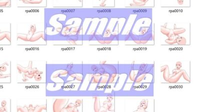 同人制作お助け素材「女体ポーズ  レ〇プシーン用  主に仰向けポーズ編」 鬼滅ｗｗｗ