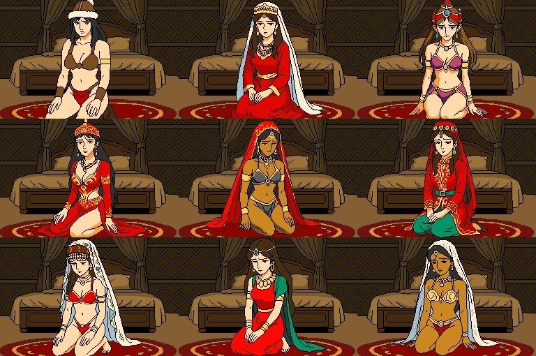 俺ジンギスカン デカチンと十人の妃たち【FANZA対応・規制強化版】 絶頂の渦に引き込まれる！