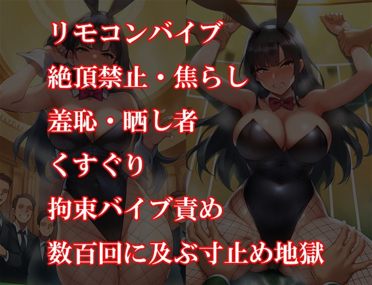 『バニーガール潜入捜査官がイカサマギャンブルで地獄の快楽拷問』前後編セット！  夏の特別セール こんなの射精不可避ｗ