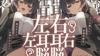 【脳バグ】命令の右耳とドスケベ本心が聞こえる左耳「右耳左耳右脳左脳」〜とても厳しい射精管理官★低音ボイスお姉さんの本音〜【射精管理官の本音】 エロエロSEX!!