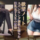 欲望ノート:スパンキング調教に堕ちた巨乳女子大生の記録［PC・印刷向け］ 今夜のオカズに！！
