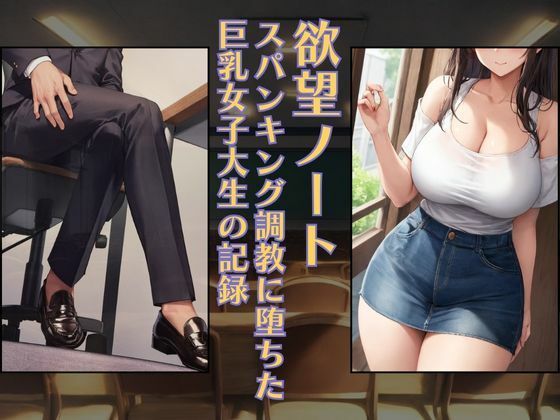 欲望ノート:スパンキング調教に堕ちた巨乳女子大生の記録［PC・印刷向け］ 今夜のオカズに！！