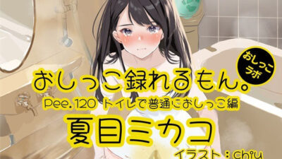 【おしっこ実演】Pee.120夏目ミカコのおしっこ録れるもん。〜トイレで普通におしっこ編〜 今夜のオカズに！！