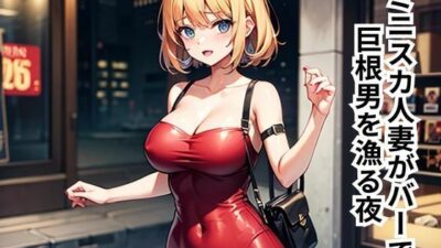 ミニスカ人妻がバーで巨根男を漁る夜 絶頂の渦に引き込まれる！