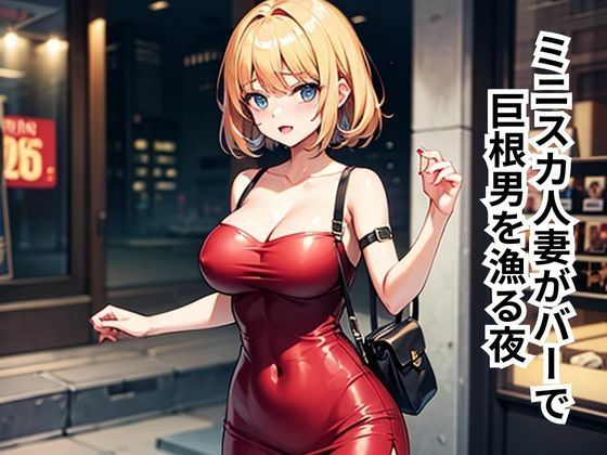 ミニスカ人妻がバーで巨根男を漁る夜 絶頂の渦に引き込まれる！