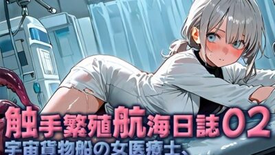 触手繁殖航海日誌02  -宇宙貨物船の女医療士、試験室での受胎実験- エロすぎるやろ…